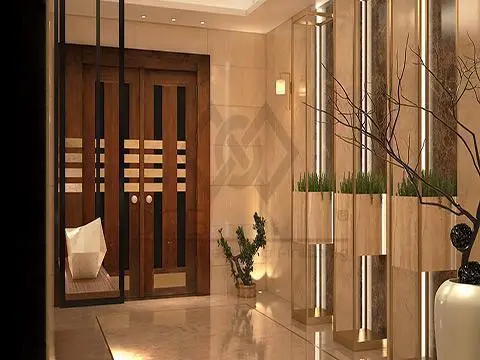 تشطيب وتصميم مداخل مساحات صغيرة