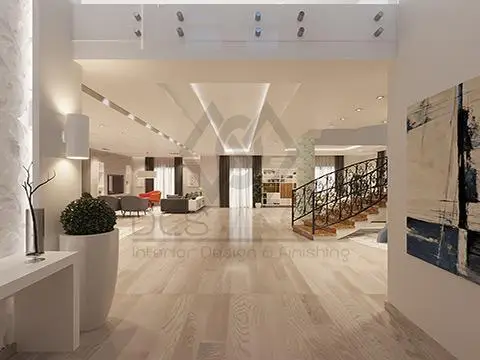 تشطيب وتصميم ريسبشن كبير