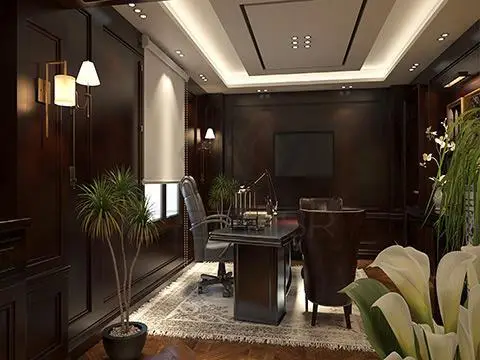 تصميم داخلي لمكاتب الموظفين