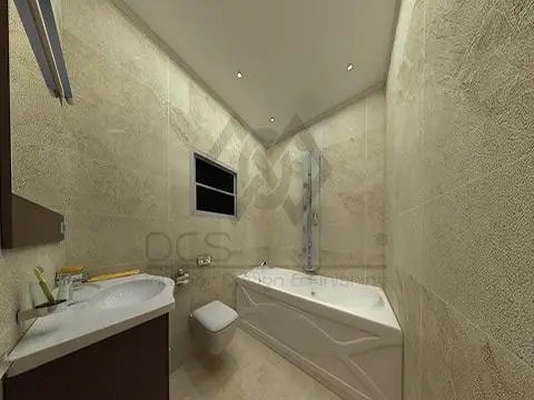تشطيب حمامات ضيوف مساحات صغيرة