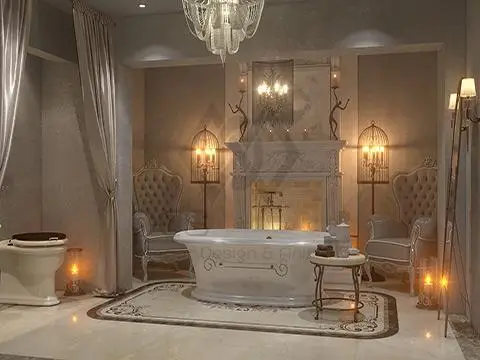 تصميمات راقية للحمامات الماستر