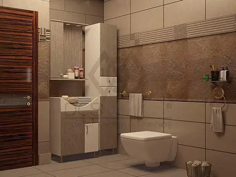 تصميم داخلي للحمامات الماستر