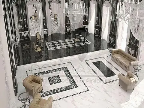 أعمال أرضيات الرخام والحوائط