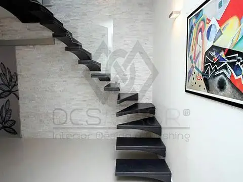 تشطيب وتصميم احدث ديكورات السلالم الداخلية